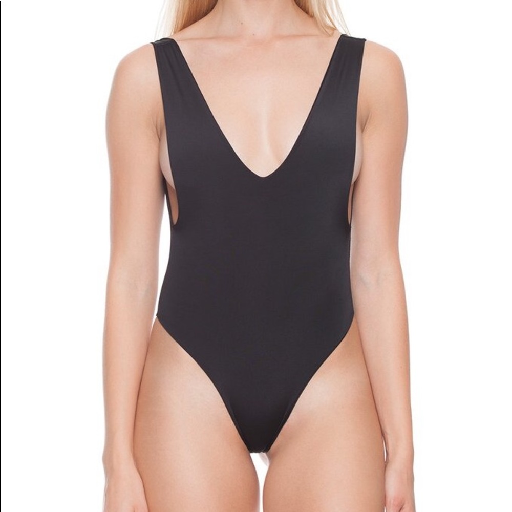 Slate swim sexy black spectrum cheeky one piece